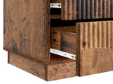 Bedside Cabinet with Drawer 2 pcs Old Wood 43 x 34.5 x 44.5 cm 895232