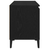 TV Cabinet Black Oak 102 x 35 x 50 cm Engineered Wood 862585