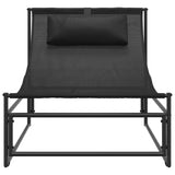 Garden Lounger Chair Anthracite 87x74x73 cm Steel and Textilene 42003022