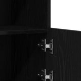 LED Sideboard Black 81 x 37 x 66.5 cm Engineered Wood 863032