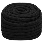 Work Rope Black 25 mm 50 m Polyester 152844