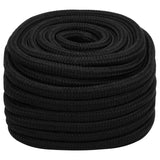 Work Rope Black 25 mm 50 m Polyester 152844