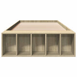 Bed Frame with Storage Sonoma Oak 80 x 200 cm Engineered Wood 3429558