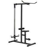 Exercise Pulley Machine Power Tower with Adjustable Seat Cable Positions T3398P347525