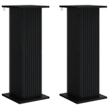 Plant Stand 2 pcs Black 30.5 x 30 x 80.5 cm Engineered Wood 899765