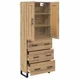 Highboard 2 pcs Artisan Oak 69.5 x 34 x 180 cm 3415950