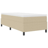 Platform Bed Frame Grey Green 80 x 200 cm Fabric 3337381