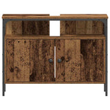 Bathroom Sink Cabinet Old wood 80 x 30 x 60 cm Engineered Wood 862235