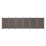 6-Panel Room Divider Anthracite 520x180 cm Fabric 350272