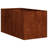 Garden Planter Rusty 40 x 80 x 40 cm 860737