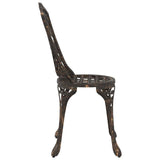 Garden Chair 2 pcs Bronze 39 x 40 x 87cm Aluminium 42002394