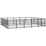 Outdoor Dog Kennel Steel 18,82 m 3124627