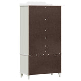 Wardrobe with Chalkboard White 90 x 45 x 180 cm Engineered Wood 42003036