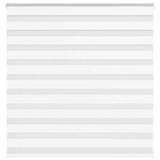 Zebra Blind White 150x100 cm Fabric Width 145.9 cm Polyester 4014739