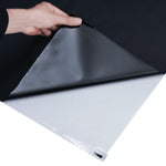 Window Films 5 pcs Static Frosted Black PVC 3208958