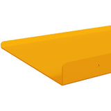 Floating Shelf 4 pcs Mustard Yellow 80 x 18 x 2.5 cm Steel 8004039