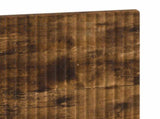 Wall-Mounted Headboard HOORN Smoked Oak Engineered Wood 897420