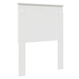 Headboard with Headboard White 75 cm Engineered wood 887824