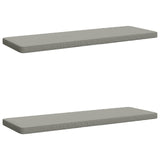 2-Piece Bench Cushions VUGHT 2 pcs 100% Polyester Grey 952019