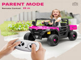 Kids Ride on Car, 12V Electric Kids UTV with Electric Dump Bed, 4-Wheel Suspension for 3-8 Years, T3398P422448