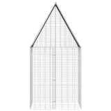 Rabbit Cage Silver 100 x 100 x 210 cm Galvanised Steel 42019245
