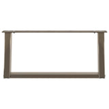 Coffee Table Legs U-Shaped 2 pcs Natural Steel 70x cm Steel 4012755