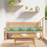 Pallet Cushion Green Leaf Pattern 180 x 40 x 8 cm Oxford Fabric 42001676