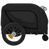 Pet Bike Trailer Black Oxford Fabric and Iron 94017