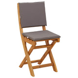 Garden Chair 8 pcs Dark Grey 38 x 46 x 85 cm Solid Acacia Wood 3416296