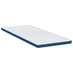 Mattress Pads White and blue 70 x 200 cm Gel Memory Foam 4106253