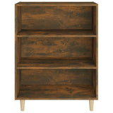 Sideboard Smoked Oak 69.5x32.5x90 cm Engineered Wood 817375