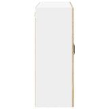 Wall Glass Cabinet LUCCA Sonoma Oak 80 x 31 x 80 cm 885067