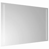LED Bathroom Mirror Transparent 60 x 40 cm Tempered Glass 42045794