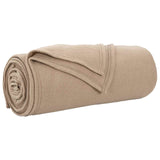 Throw Blankets 6 pcs Camel 270 x 240 cm Fleece 42017052