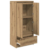 Cabinet with Drawer Artisan Oak 55.5x34x119.5 cm Engineered Wood 861651