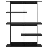 Wall Shelving Unit Black 102 x 20 x 130 cm Engineered Wood 8012053