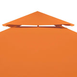Gazebo Canopy Orange Polyester with PVC Coating 3m x 3m 40877