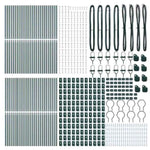 Fence Post Other 52 pcs Green 3.2 x 3.2 x 210 cm Steel 3350126