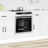Oven Cabinet "Lucca" High Gloss White Engineered Wood 853759