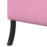 Highback Sofa Pink 109 x 56 x 121 cm Fabric 42010843