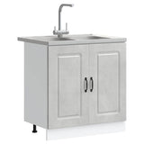 Kitchen Cabinet Kalmar Concrete Grey 80 x 46 x 81.5 cm 3315005