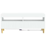 LED TV Cabinet White Engineered Wood 896765