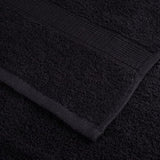 6 Piece Premium Towel Set SOLUND Black 600 gsm 137565