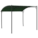 Gazebo 3 x 3 x 2.55 m Green Powder-Coated Steel and Fabric 42030534