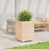 ZNTS Garden Planter 50x50x72.5 cm Solid Wood Pine 3282574