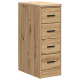 Garage Storage Cabinet Artisan Oak 30x51x85 cm Solid Wood Pine 860588