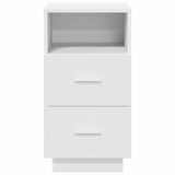 Bedside Cabinets 2 pcs with 2 Drawers White 36x36x68 cm 858579