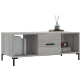 Coffee Table Grey Sonoma 102x50x40 cm Engineered Wood 829306