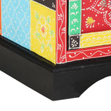 TV Cabinet Multicolour 80 x 35 x 50 cm Solid Mango Wood 4017570