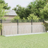 Rabbit Hutch Silver 105x600x120 cm Galvanised Steel 3281529